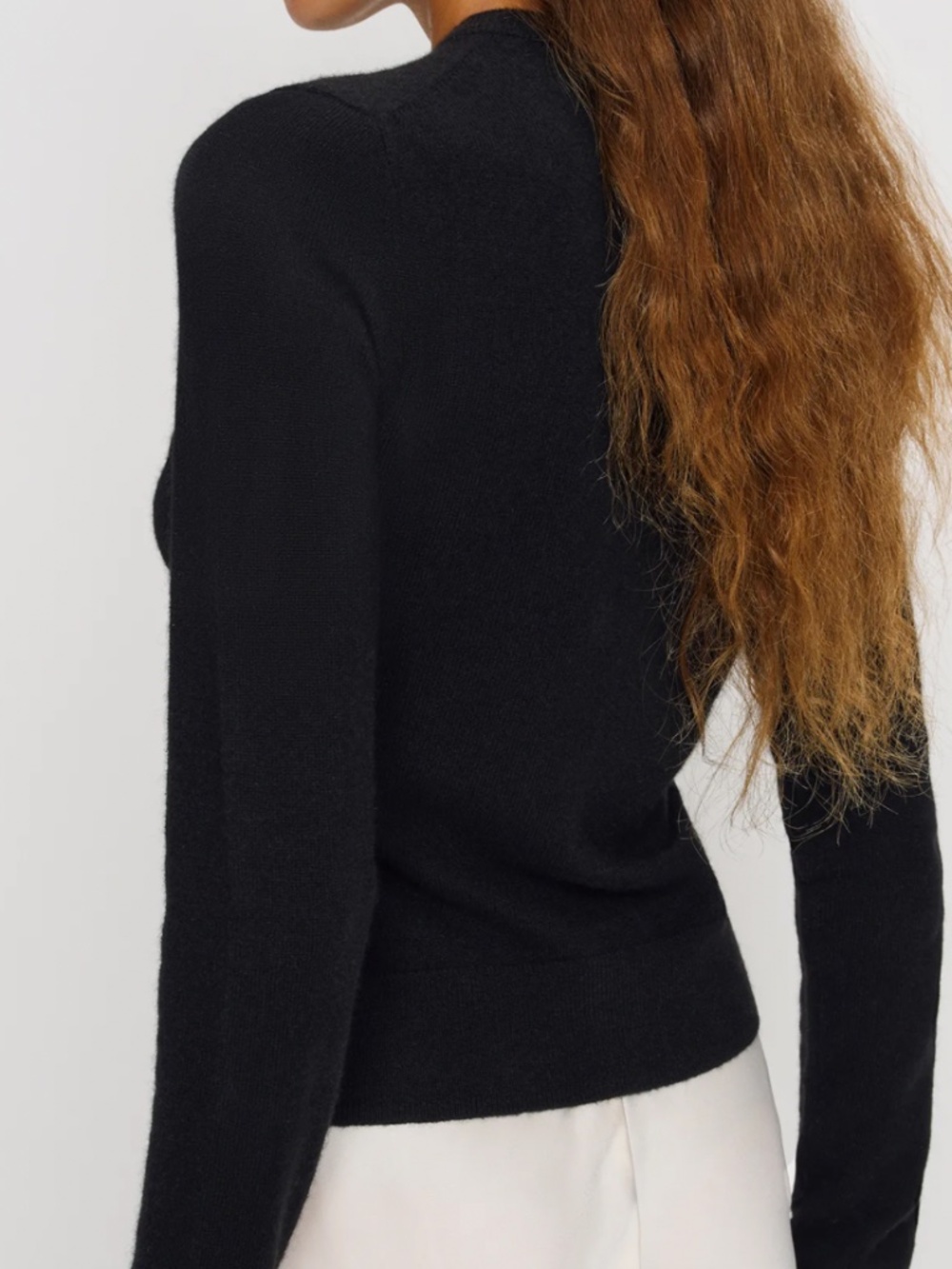 Farren Cashmere Crew Cardigan - Picture 3 of 7